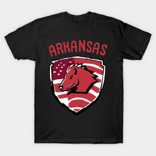 Arkansas Football Spring Game American Football Soccer Player T-Shirt